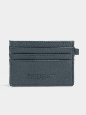 Redbat  Leather Slim Navy Cardholder