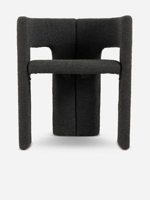 Moss Dining Chair Boucle Black