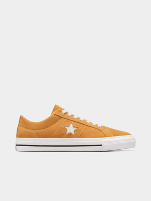 Converse Men's One Star Pro Low Yellow Sneaker