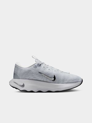 Womens Nike Motiva PRM White/Metallic Silver/Black Training Shoes