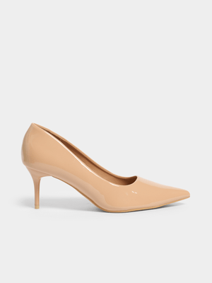 Jet Women's Nude Patent Stilleto Heels