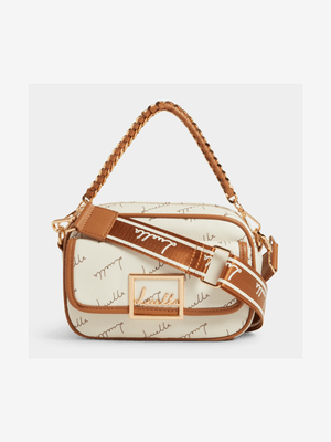 Luella Multi Strap Jacquard Camera Bag