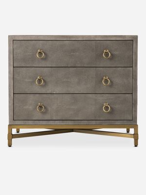 Sharon Bedside Chest Shagreen