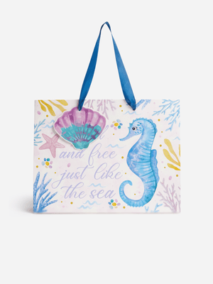 Jet Home Kids Seahorse Small Gift Bag