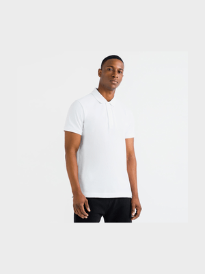 Men's TS White Pique Golfer