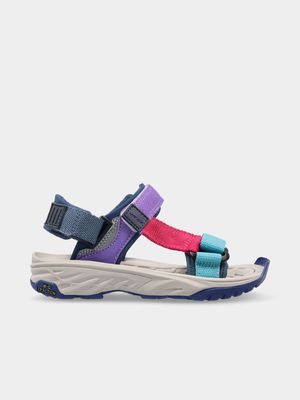 Junior Grade-School Hi-Tec ULA Raft Purple/Pink/Teal Sandals