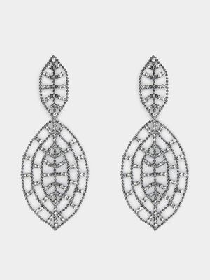 Luella Spiderweave Diamante Earrings