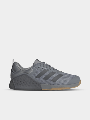 Mens adidas Dropset 3 Grey/Gum Training Shoes