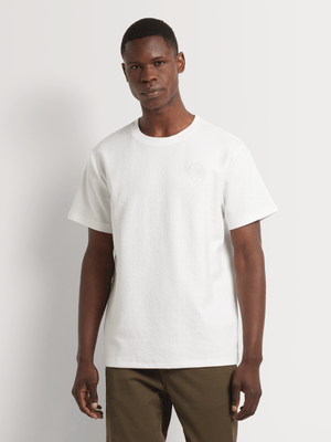 Fabiani Men's Milk Textured T-shirt