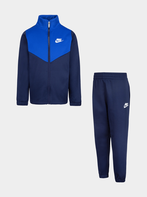 Boys Toddler Nike Sportswear Lifestyle Essentials Navy Tracksuit