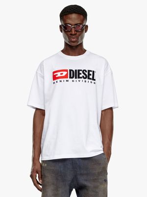 Men's Diesel White T-Boxt-Div T-Shirt