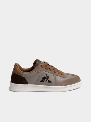 Mens Le Coq Sportif Court Vintage Brown Sneaker