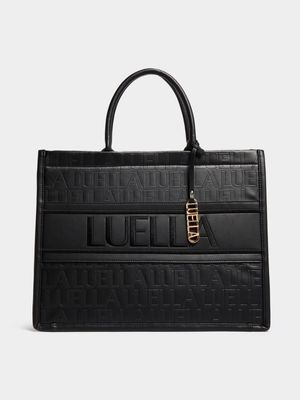 Luella Large Debossed Tote Bag