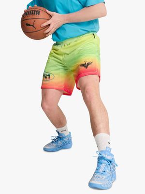 Puma Men's Melo 1Love Multicolour Shorts