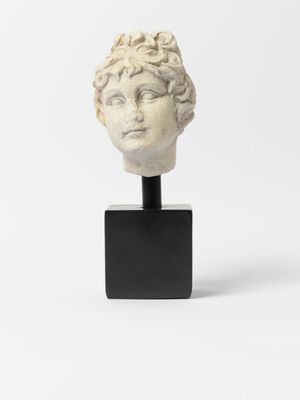 Resin Apollo Head Statue 21 x 8 x 9cm