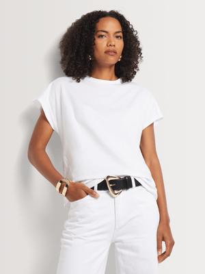 Cotton Extended Shoulder T-Shirt