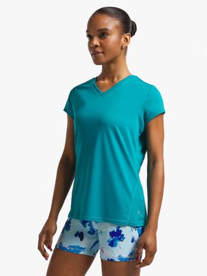 Womens TS Dri-Tech Active Turquoise Tee