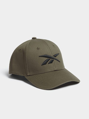 Unisex Reebok Vector Baseball Army Green Cap