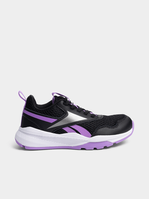 Kids Reebok XT Sprinter 2.0 Alt Black/Purple Sneaker