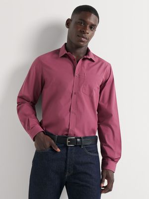 Men's Markham Regular Dark Pink Shirt