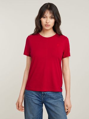 G-Star Women's G-Script Shiny Red Top