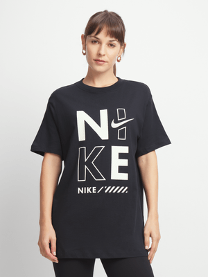 Womens Nike Sportswear Black Tee