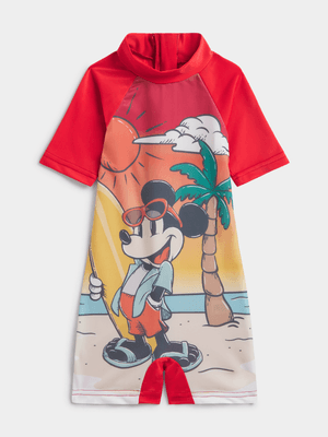 Jet Younger Boys Multicolour Mickey Mouse Rushguard