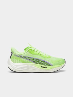 Womens Puma Velocity Nitro 3 Fizzy Apple/Lavendar Running Shoes