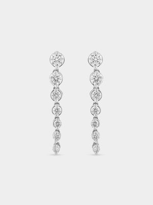 White Gold 0.5ct Lab Grown Diamond Drop Earrings