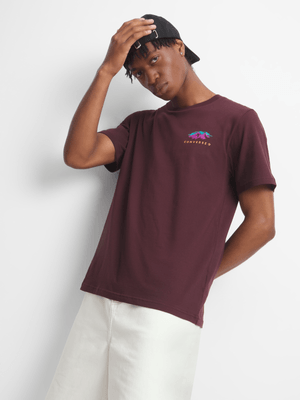 Converse Men's Burgundy T-Shirt