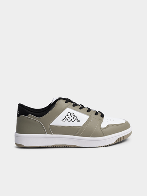 Mens Kappa Logo Bernal White/Green Sneaker