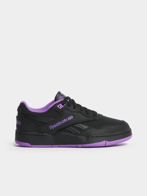 Reebok Junior BB 4000 II Black/Purple Sneaker