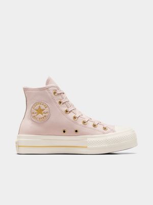 Womens Converse Chuck Taylor All Star Lift Dust/Pink Platform Sneakers