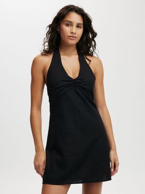 Women's Cotton On Black Haven Halter Mini Dress