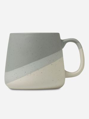 Stripe Matt Mug Blue 450ml