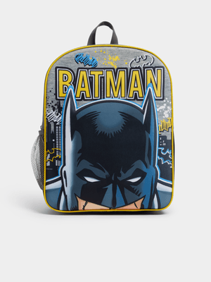 Jet Kids Black Reversible Batman School Bag