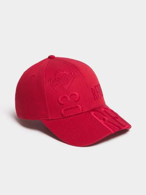 Redbat Unisex Embroidery Tonal Red Cap