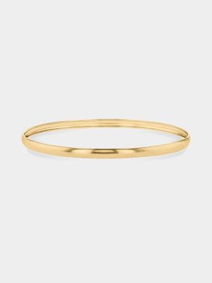 Yellow Gold 4mm Flex Bangle