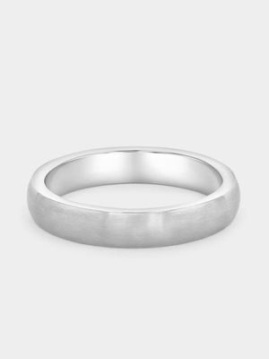 Stainless Steel Matte Ring