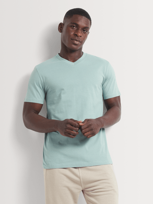 Men's Markham V-Neck Blue T-Shirt