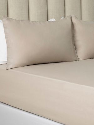 Everynight Cotton Fitted Sheet Natural