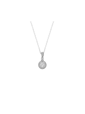 Cheté Sterling Silver & Cubic Zirconia Snow Pea Pendant