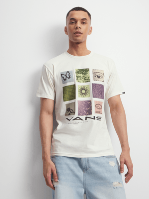 Vans Men's Ecru T-Shirt