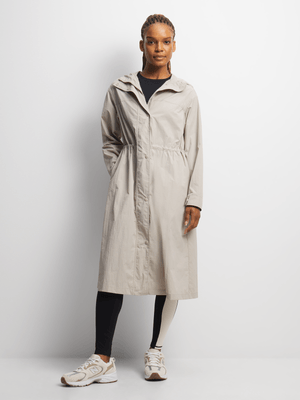 Womens TS Longer Length Stone Anorak