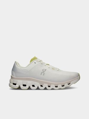 Womens On Running Cloudflow 4 White/Sand Running Shoes