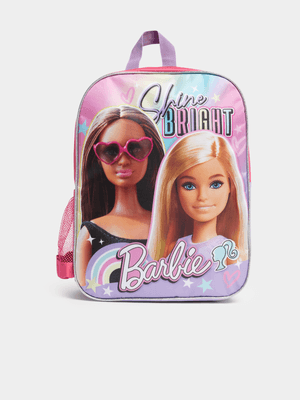 Jet Kids Pink Reversible Barbie School Bag