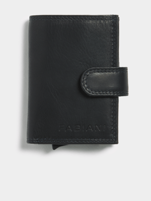 Fabiani Men's Navy Metal Cardholder