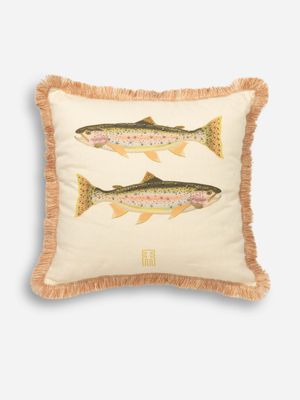 Rialheim Trout Scatter Cushion 55X55cm