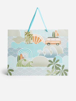 Jet Home Kids Catch A Wave Large Gift bag