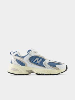 New Balance Men's 530 White/Blue/Beige Sneaker